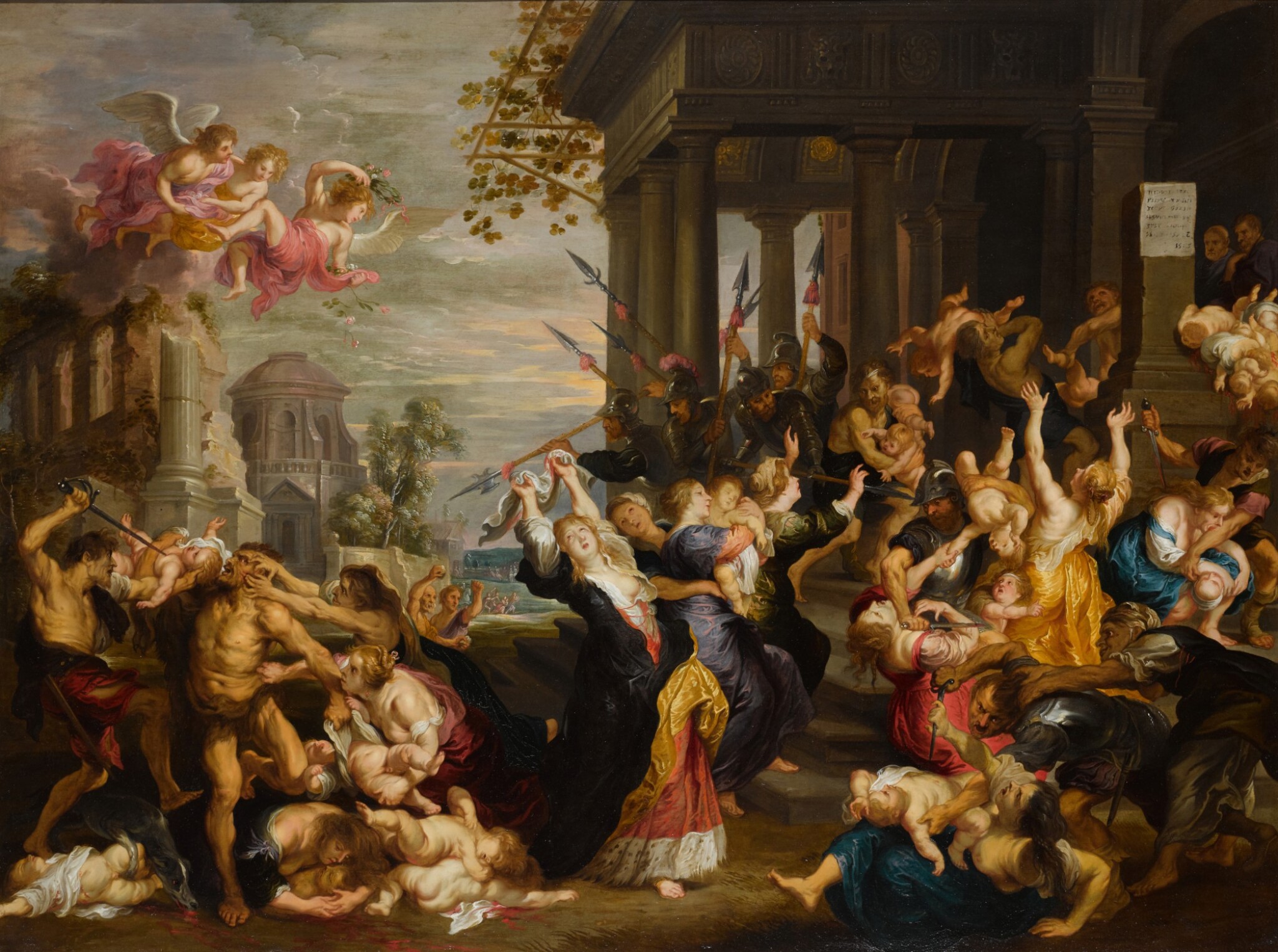 Massacre of the Innocents Baroque Peter Paul Rubens Oil Paintings